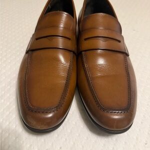 To Boot Tan Leather Loafers